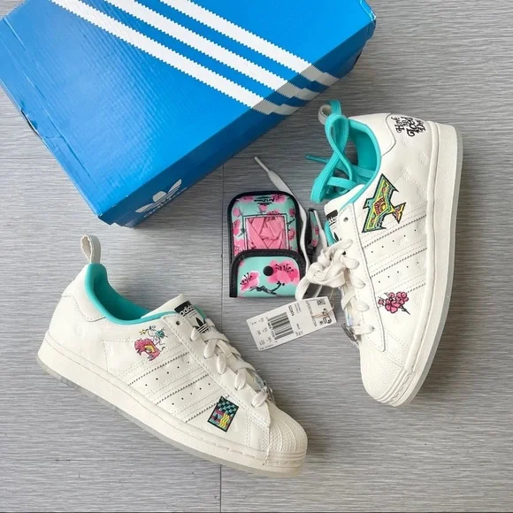 adidas gazelle silver green womens Adidas Superstar Diamond Skull customized mimanera main image 1